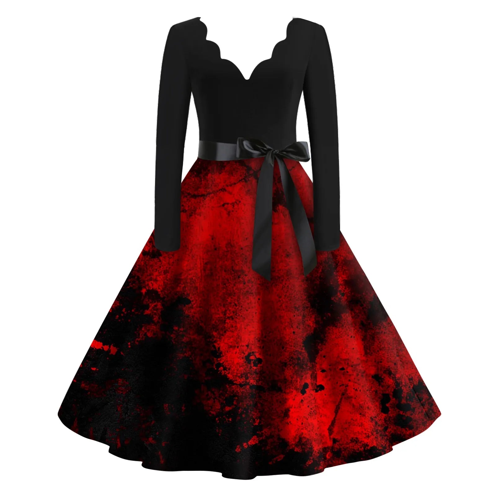 Halloween Print Dress